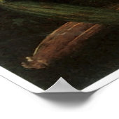 Poster vintage de l'orchidée de Cattleya (Coin)