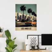 Poster vintage de Los Angeles (Bureau à domicile)