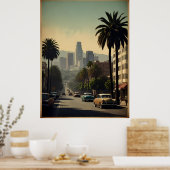 Poster vintage de Los Angeles (Cuisine)
