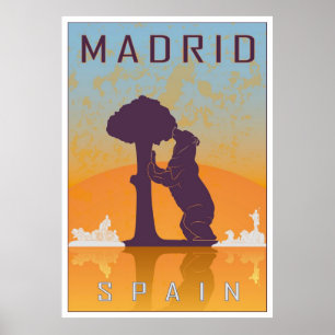 Poster vintage de Madrid