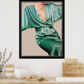 Poster vintage de mode (Cuisine)