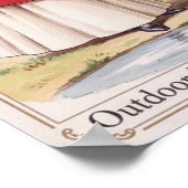 Poster Vintage de mur de mode extérieur 1898 (Coin)