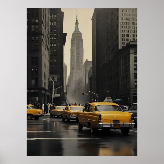 Poster vintage de New York (Devant)