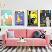 Poster vintage de New York (Salon)