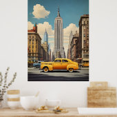 Poster vintage de New York (Cuisine)