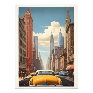 Poster vintage de New York