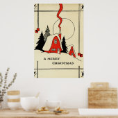 Poster vintage de Noël (Cuisine)