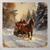 Poster vintage de Noël (Devant)