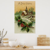 Poster vintage de Noël (Cuisine)