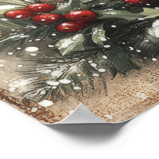 Poster vintage de Noël (Coin)