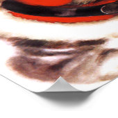 Poster Vintage de Noël rétro vacances (Coin)