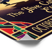 Poster vintage de nuit des Jive Cats (Coin)