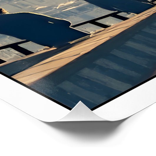 Poster vintage de Paris (Coin)