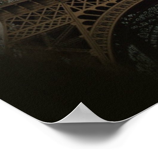 Poster vintage de paris beiffroi (Coin)