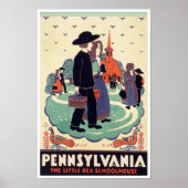 Poster vintage de Pennsylvanie (Devant)