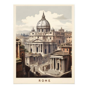 Poster vintage de Rome