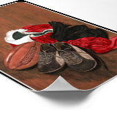 Poster vintage de rugby (Coin)