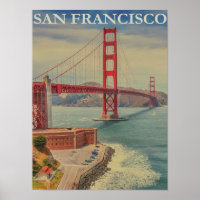 Poster vintage de San Francisco