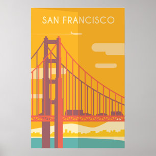 Poster Vintage de San Francisco
