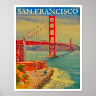 Poster Vintage de San Francisco