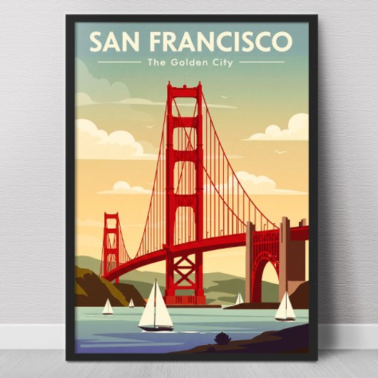 Poster Vintage de San Francisco