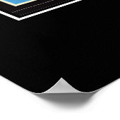 Poster vintage de San Francisco en Californie (Coin)