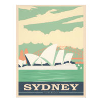 Poster vintage de Sydney