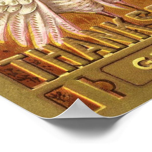 Poster vintage de Thanksgiving (Coin)