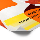 Poster vintage de vin italien (Coin)