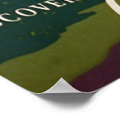 Poster vintage, Découvrez Porto Rico USA (Coin)