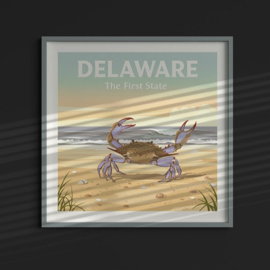 Poster Vintage Delaware