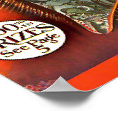 Poster Vintage Déplaisant Futur Science Fiction (Coin)