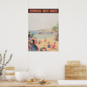 Poster vintage des Bermudes (Cuisine)