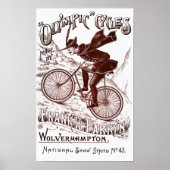 Poster vintage des cycles olympiques (Devant)