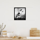 Poster Vintage Design California Quail birds (Cuisine)
