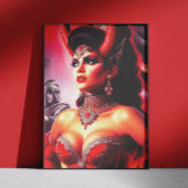Poster Vintage Devilish Woman