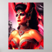 Poster Vintage Devilish Woman (Devant)