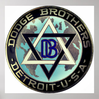 Poster Vintage Dodge Brothers