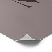 Poster vintage d'oiseau pâle (Coin)