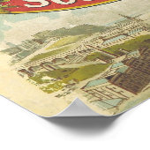 Poster vintage du chemin de fer (Coin)