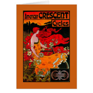 Poster Vintage du Croissant AméricainEurope