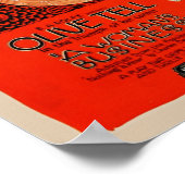 Poster vintage du film silencieux (Coin)