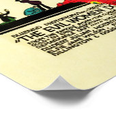 Poster vintage du film silencieux (Coin)