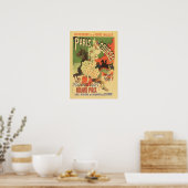 Poster vintage du Grand Prix de Paris (Cuisine)