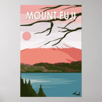 Vintage du Mont Fuji Japon