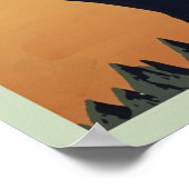 Poster vintage du parc national (Coin)