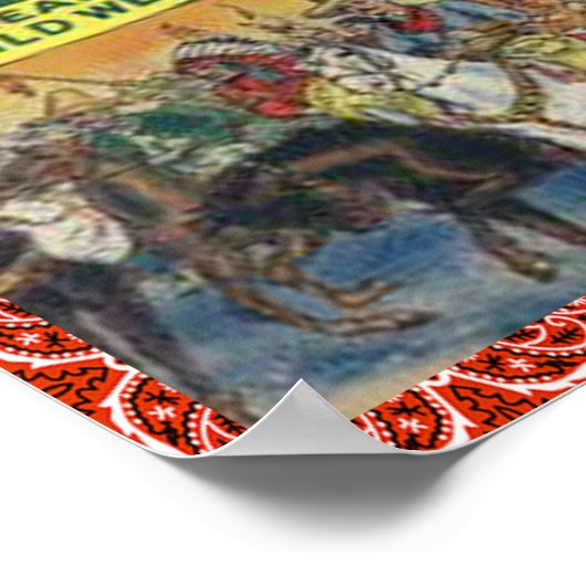 Poster vintage du ranch Western 101 (Coin)