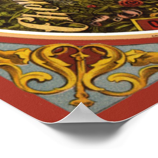 Poster vintage du tabac (Coin)