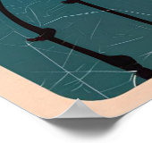 Poster Vintage Dublin ville, Irlande république cadeaux d (Coin)