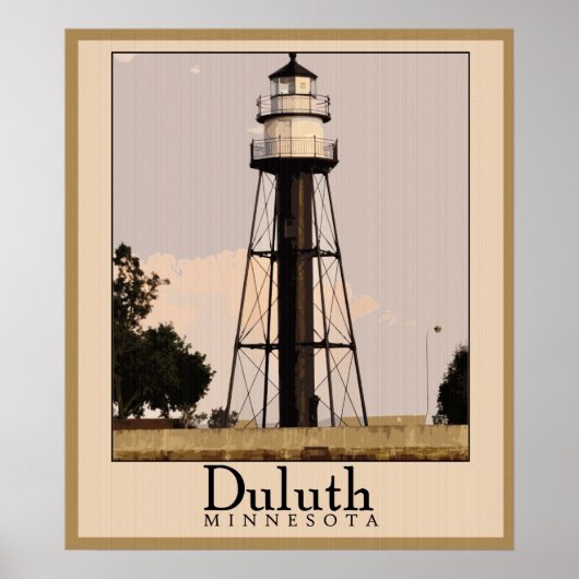 Poster vintage Duluth Minnesota (Devant)
